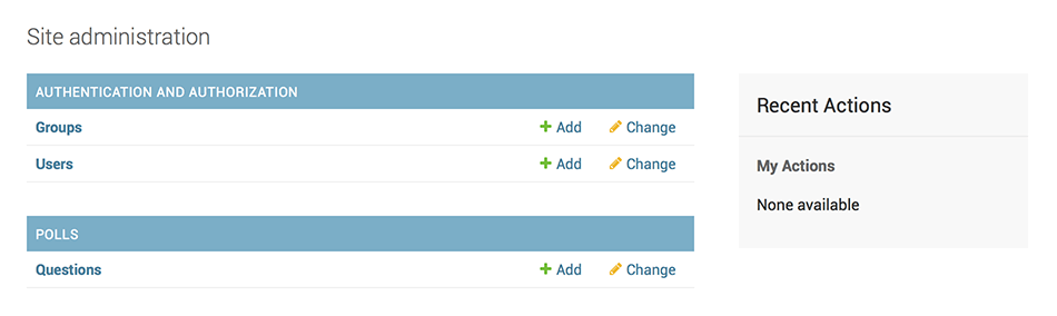 Django admin dashboard page